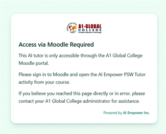 Access via Moodle